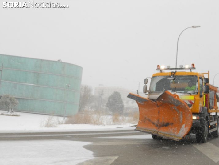 Máquina quitanieves. 