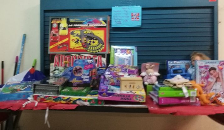 El Orgullo Numantino recibe los primeros regalos y juguetes. 