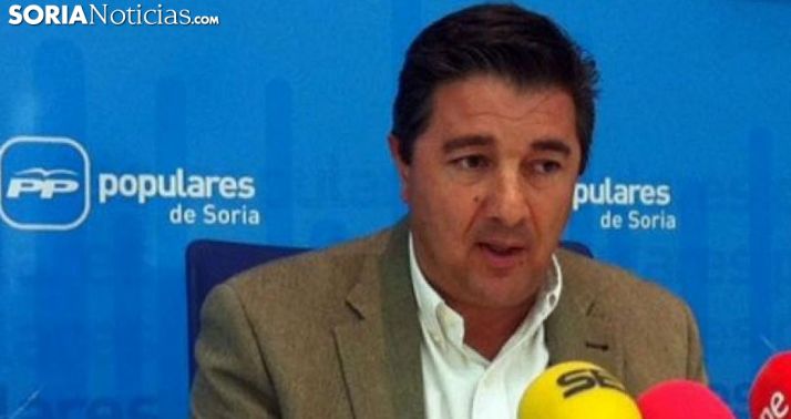 Jesús A. Peregrina, alcalde de Arcos de Jalón. /SN