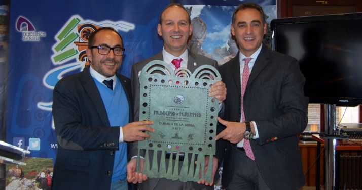 Luis Rey, (izda.), Alberto Abad y Martín Navas. /Dip.