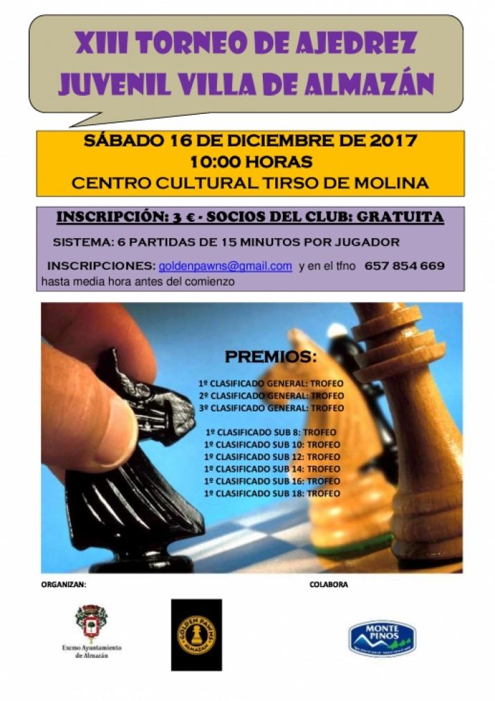 Torneo de Ajedrez Villa de Almazán. 