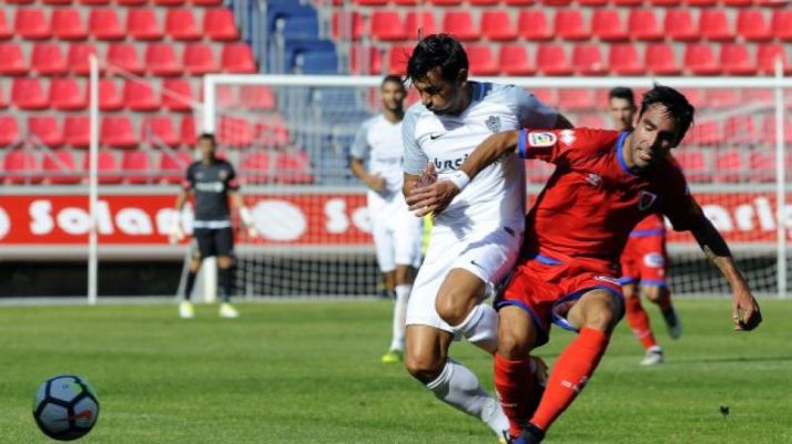 Partido correspondiente al Numancia-Almería de esta temporada en Los Pajaritos. LaLiga.
