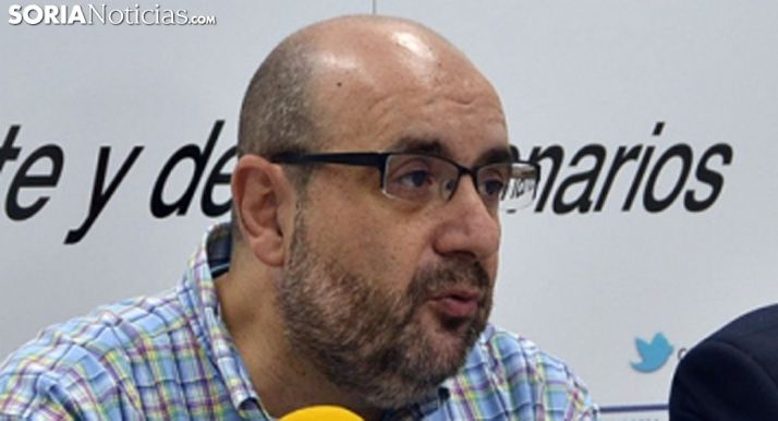 Miguel Borra, en una visita a Soria. /SN