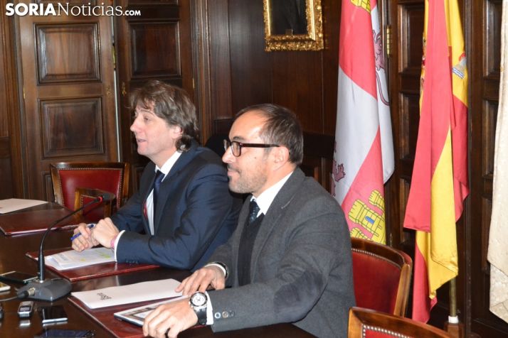 Mínguez y Rey en la presentación del Thin Europe: Compromiso 2030