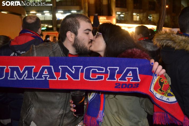 Aficionados rojillos en Madrid. SN