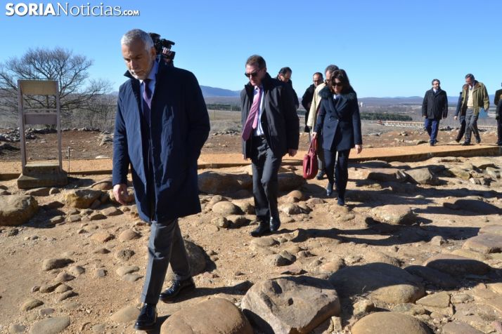 Una imagen de la visita este lunes. /SN