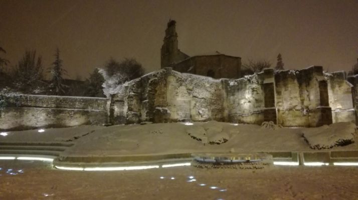La nieve en la capital. Sergio Garcia