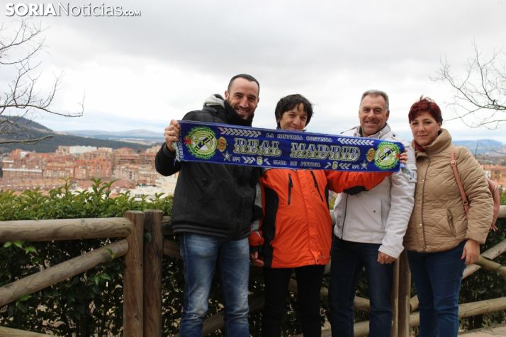 Llegada del Real Madrid al Parador Antonio Machado. Brenda Mateo.