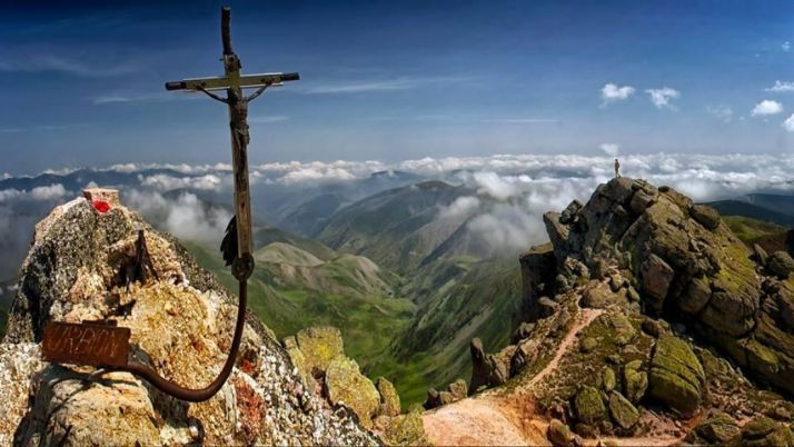 En lo alto de los picos de Urbión. 