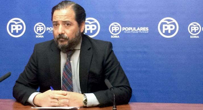 José Manuel Hernando, concejal del PP en el Ayuntamiento de Soria. 