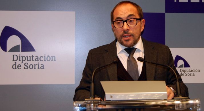 Luis Rey, presidente de la Diputación de Soria. 
