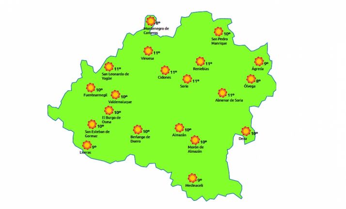 Previsión a las 13:00h /eltiempo.es