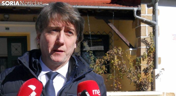 El regidor capitalino, este miércoles en La Barriada. /SN