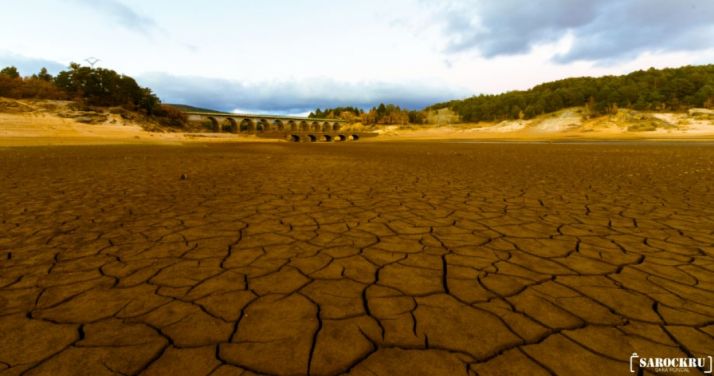 Imagen del embalse de la Cuerda del Pozo a finales de otoño./SR