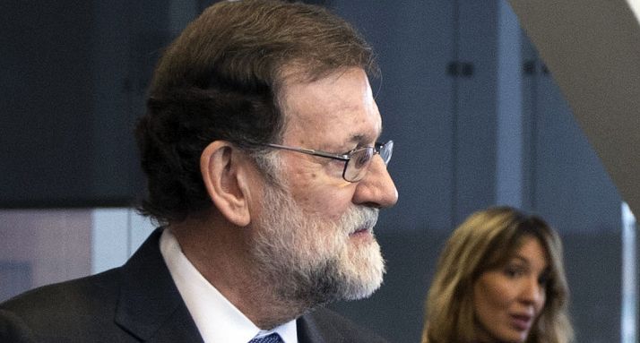Mariano Rajoy, en su visita a León este martes.