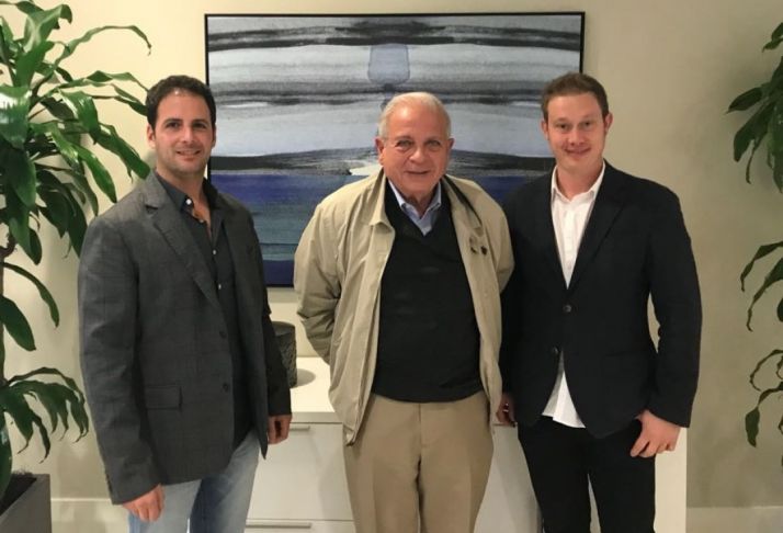 Jesús Ciria (izq.), Tomás Regalado e Iván Laseca.