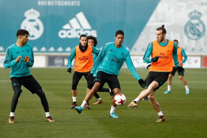 Último entrenamiento blanco antes de venir a Soria. Real Madrid
