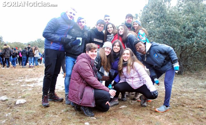 Una imagen del ambiente esta mañana en Los Royales. /SN