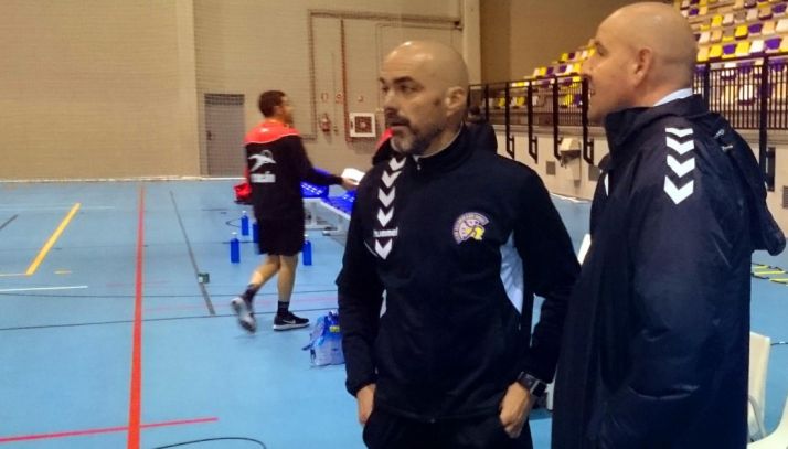 Daniel Bandrés (izda.) junto a su segundo, Fernando Sánchez.