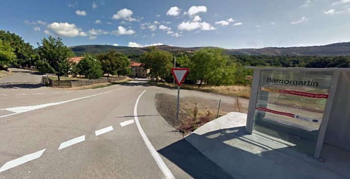 Entrada a Barriomartín por la N-111 en una imagen de archivo. /GM