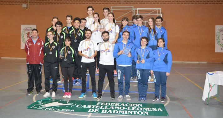El Club Bádminton Soria, campeón regional