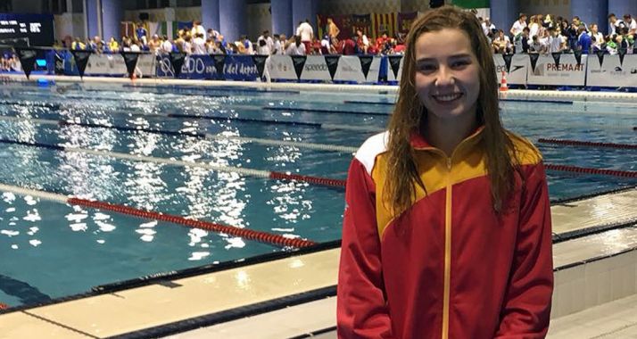 La nadadora soriana Carmen López, en el top 10 nacional