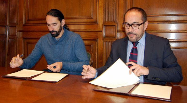 Luis Rey (dcha.) y Enrique Márquez. 