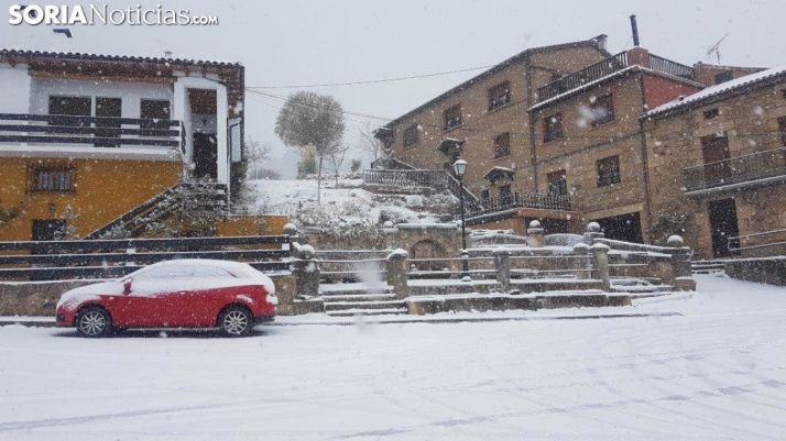 Aviso por nevadas en el Sistema Ibérico soriano