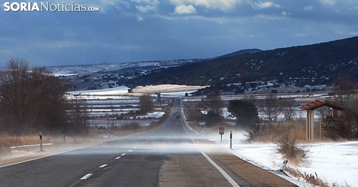 La N-122 a la altura de Valdegeña en una imagen de archivo. /SN
