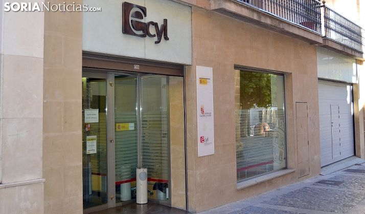Oficina del Ecyl en la capital soriana. /SN