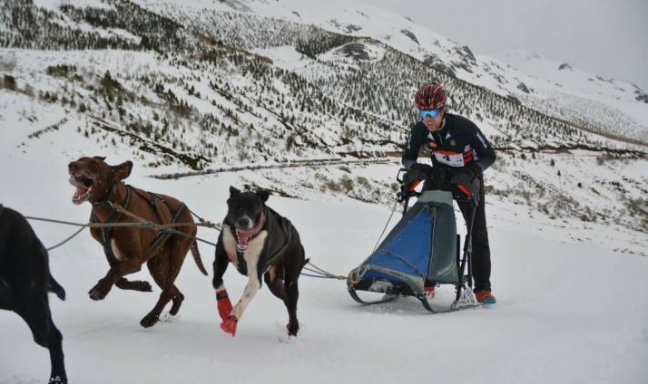 Jorge García, camino al Campeonato de Europa de Mushing