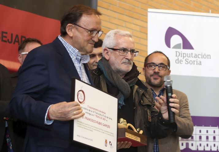 El empresario Francisco Rubio recibe la Trufa de Oro en la Feria de Abejar con más proyección internacional
