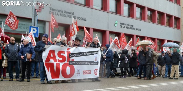 Una imagen de la concentración este jueves. /SN