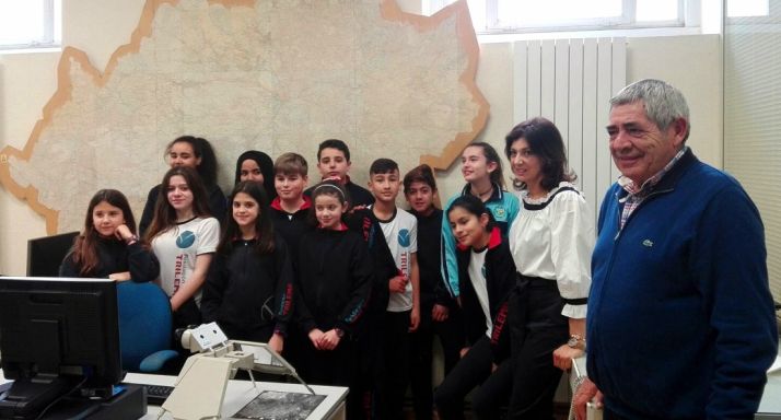 Una imagen de la visita. 