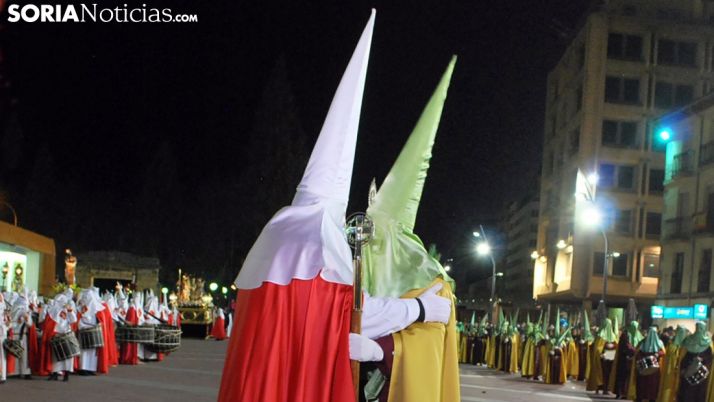 Una imagen de la procesión de este Martes Santo en la capital. /SN
