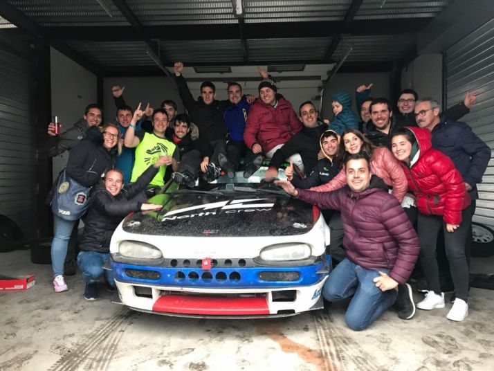 Triunfo automovilístico de Soria en Burgos. 