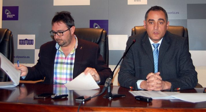 Pedro Casas (izda.) y Martín Navas. /Dip.