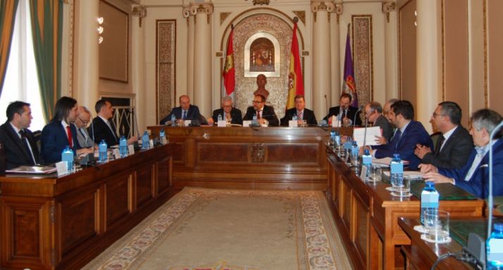 Imagen de la reunión del Consorcio este jueves en el Palacio Provincial. 