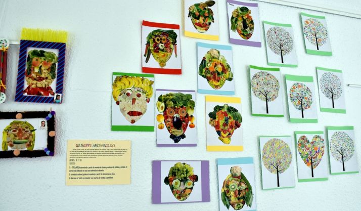 Obras en la muestra. 