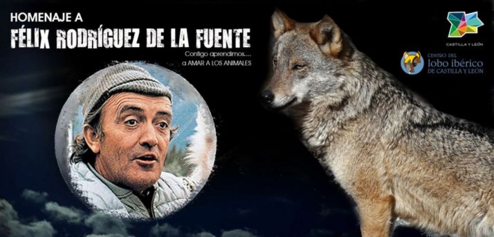 El cartel del homenaje.