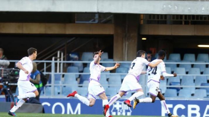 Gol de Diamanka en el Mini Estadi (2-2). LaLiga