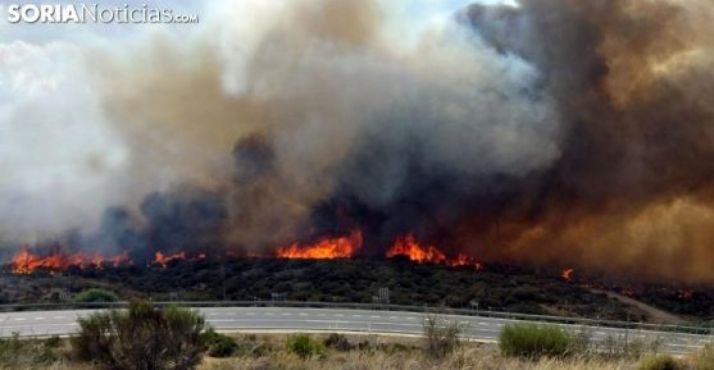 Imagen de un incendio forestal. /SN
