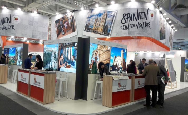 Una imagen del stand de CyL.