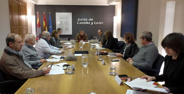 Una imagen de la reunión este viernes. /Jta.