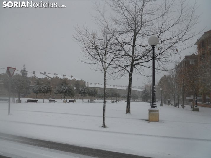 Nevada en Soria durante este invierno. Soria Noticias. 
