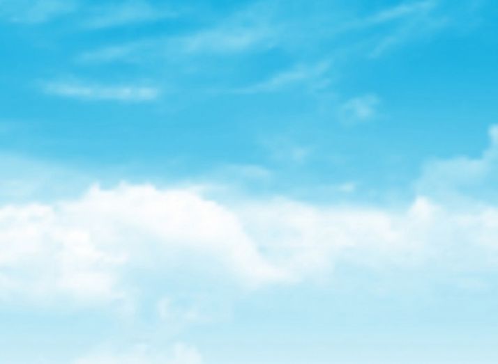 Nubes. Imagen de archivo.