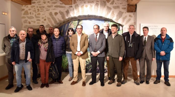 Miembros del patronato del parque natural este martes. /Jta.