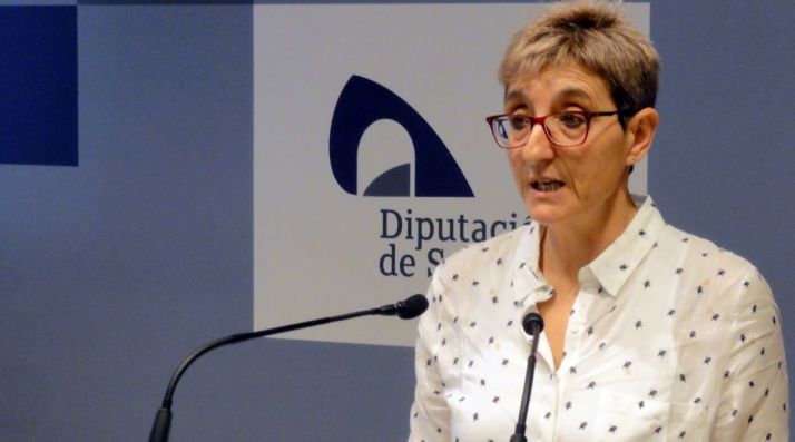 Pilar Delgado, responsable de Servicios Sociales de la Diputación.