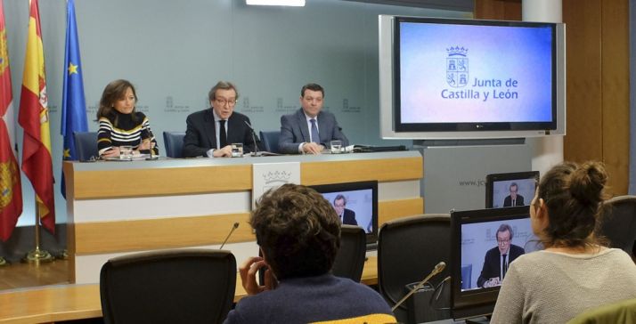 Rueda de prensa tras la Comisión de Coordinación Territorial. /Jta.