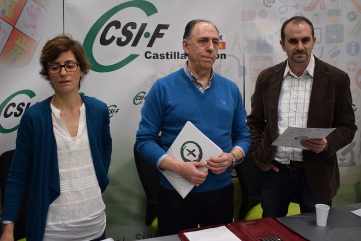 Marta San José, Carlos Alfonso González y David Amo.